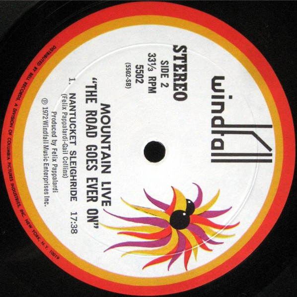 Mountain - Live: The Road Goes Ever On | Windfall Records (5502) - 4 Mountain - Live: The Road Goes Ever On | Windfall Records (5502) - 4