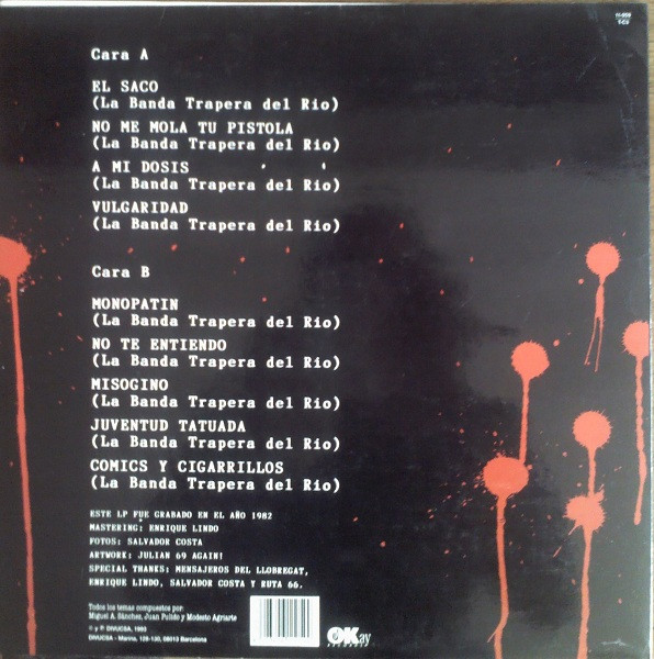 La Banda Trapera Del Rio - Guante De Guillotina | Okay Records (11-059/T-C3) - 2 La Banda Trapera Del Rio - Guante De Guillotina | Okay Records (11-059/T-C3) - 2
