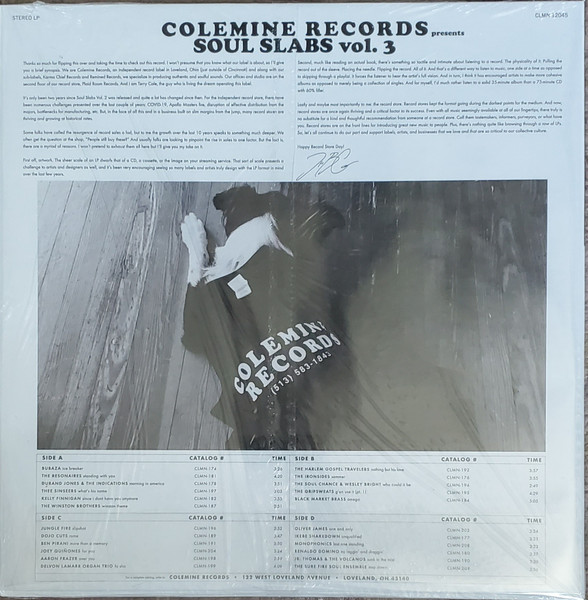 Various - Soul Slabs Vol. 3 | Colemine Records (CLMN 12045) - 2