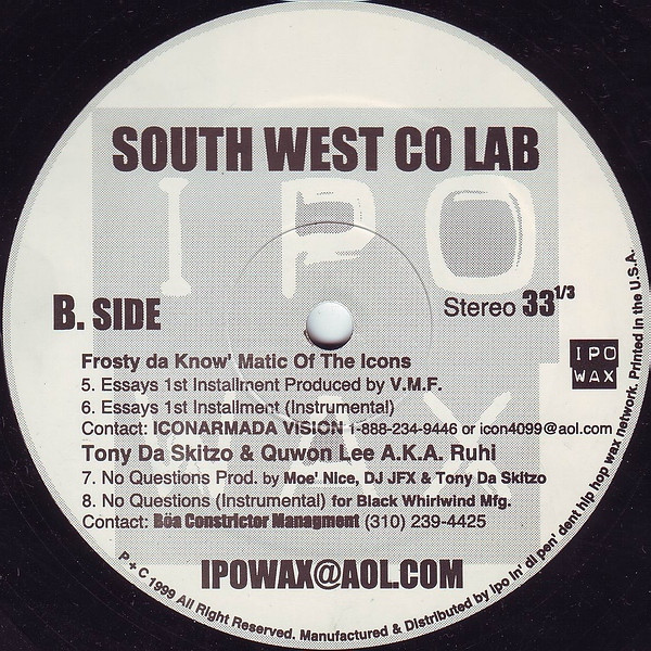 Various - South West Co Lab | IPO Wax (IPO WAX-005) - 2