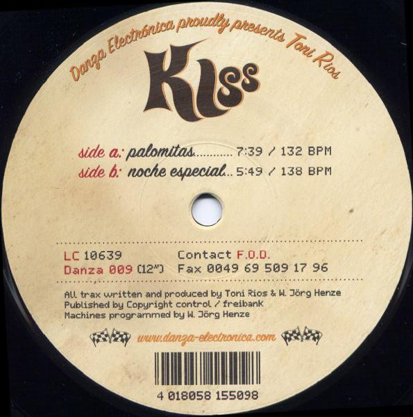 Toni Rios - Kiss | Danza Electrònica (Danza 009) - 3