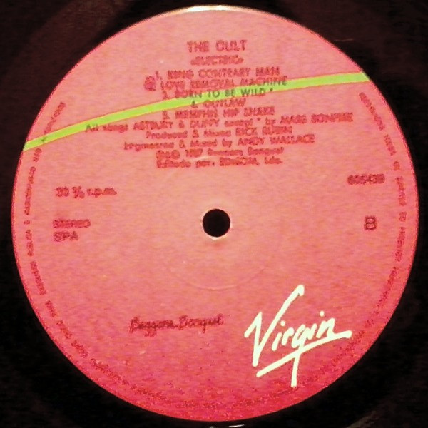 The Cult - Electric | Virgin (605439) - 3
