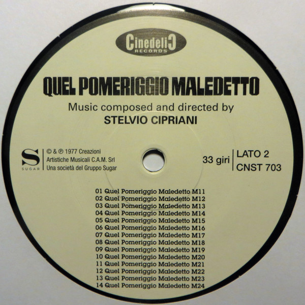 Stelvio Cipriani - Quel Pomeriggio Maledetto | Cinedelic Records (CNST 703) - 4