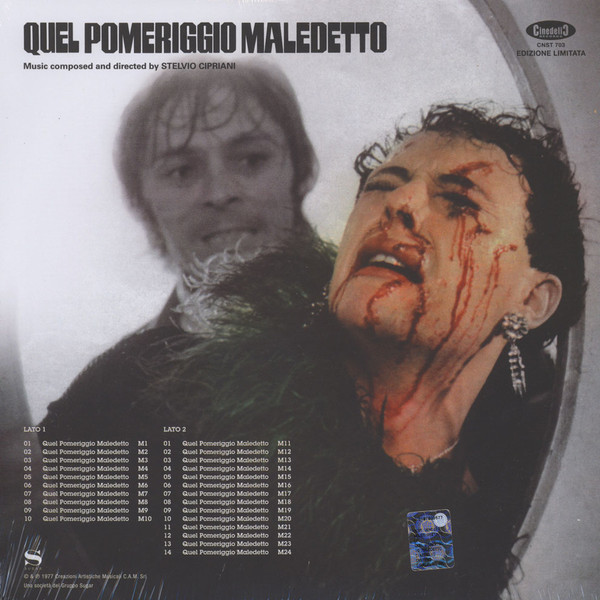 Stelvio Cipriani - Quel Pomeriggio Maledetto | Cinedelic Records (CNST 703) - 2