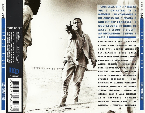 Eros Ramazzotti - Tutte Storie | DDD (74321 14329 2) - 2