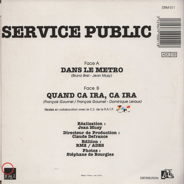 Service Public - Dans Le Métro | RM2 (DRM 011) - 2