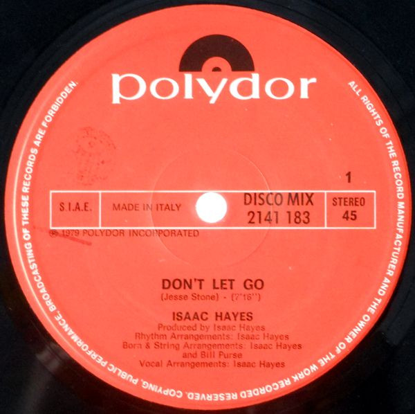 Isaac Hayes - Don't Let Go | Polydor (2141 183) - 3