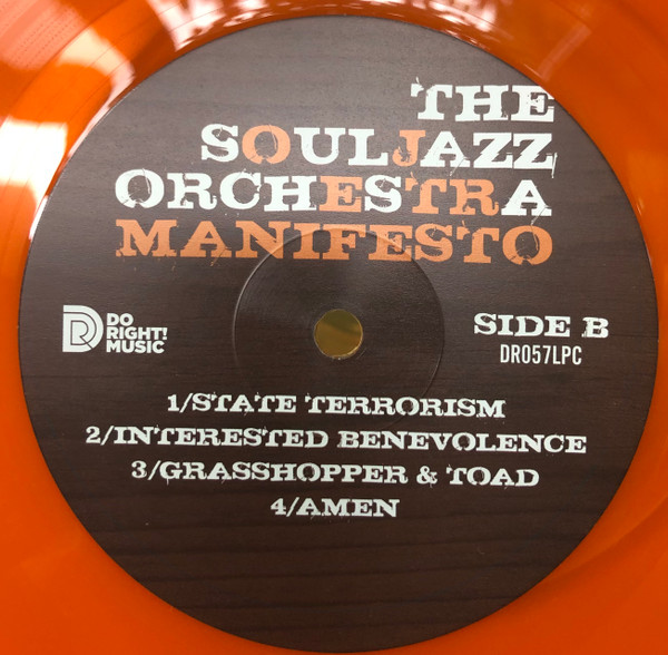 The Souljazz Orchestra - Manifesto | Do Right! Music (DR057LPC) - 4