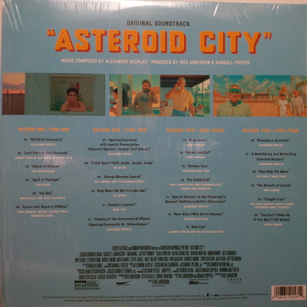 Various - "Asteroid City" Original Soundtrack (A Film By Wes Anderson) | ABKCO (2157-1) - 4
