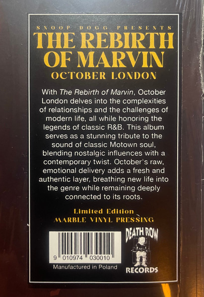 Snoop Dogg Presents October London - The Rebirth Of Marvin | Death Row Records (9010974030010) - 2 Snoop Dogg Presents October London - The Rebirth Of Marvin | Death Row Records (9010974030010) - 2