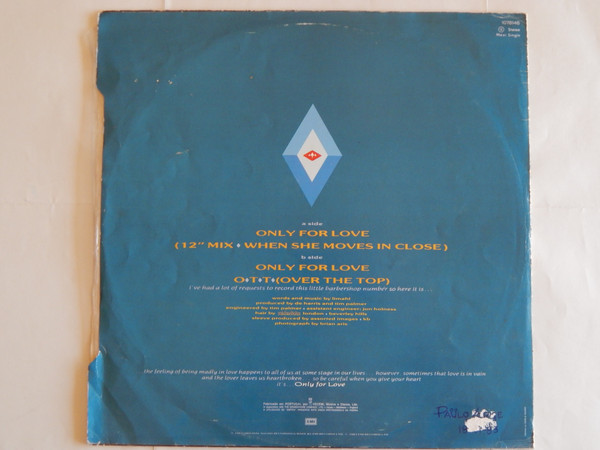Limahl - Only For Love | EMI (1078146) - 2