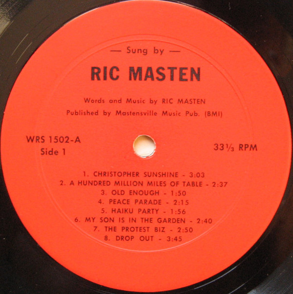 Ric Masten - Twelve String Sermons | Mastenville Music Pub. (WRS 1502) - 3 Ric Masten - Twelve String Sermons | Mastenville Music Pub. (WRS 1502) - 3