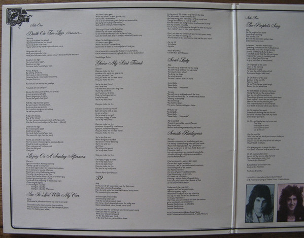 Queen - A Night At The Opera | Elektra (7E-1053) - 2 Queen - A Night At The Opera | Elektra (7E-1053) - 2