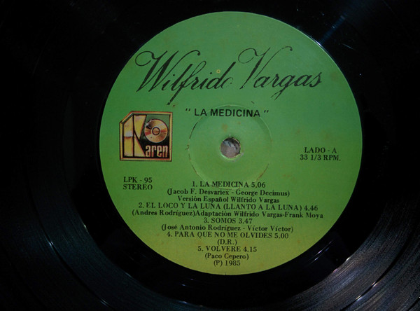 Wilfrido Vargas - La Medicina "Wilfrido 86" | Karen Records (KLP 95) - 3