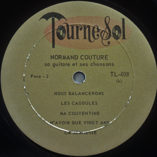 Normand Couture - Le Chansonnier - Sa Guitare Et Ses Chansons | TourneSol (TL-408) - 4