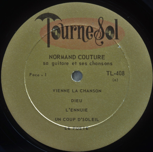 Normand Couture - Le Chansonnier - Sa Guitare Et Ses Chansons | TourneSol (TL-408) - 3