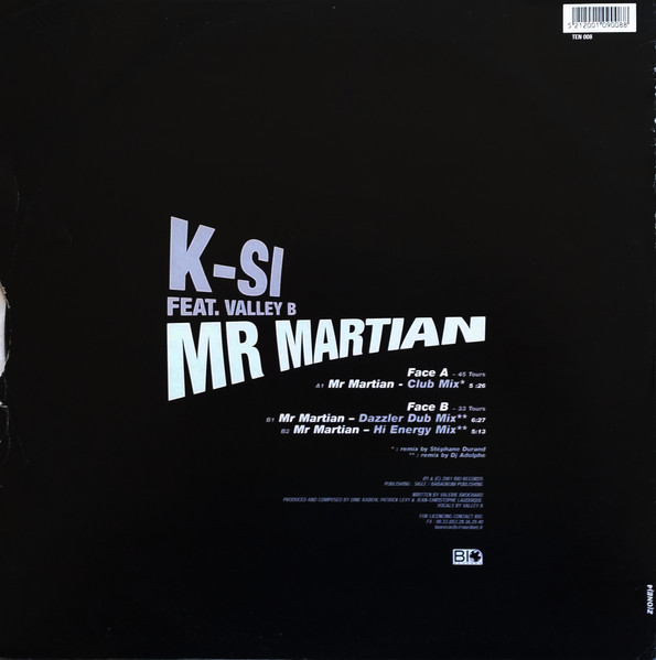 K-Si Feat. Valley B - Mr Martian | Bio Records (TEN 008) - 2 K-Si Feat. Valley B - Mr Martian | Bio Records (TEN 008) - 2