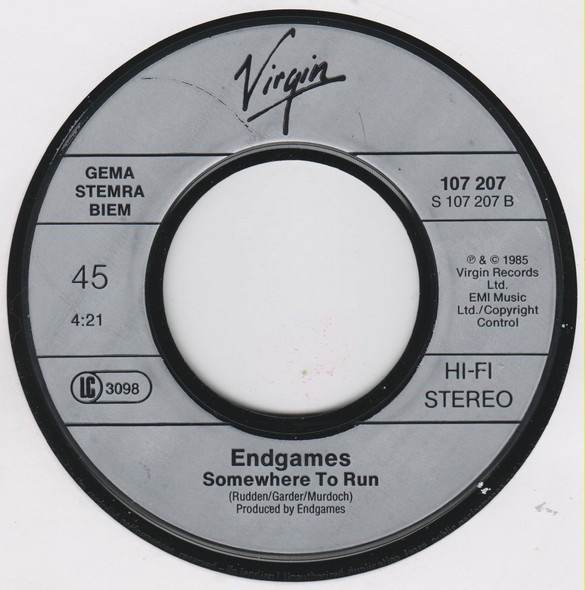 Endgames - Shouting Out For Love | Virgin (107 207) - 4