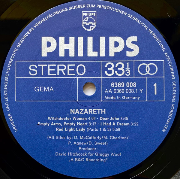 Nazareth - Nazareth | Philips (6369 008) - 3