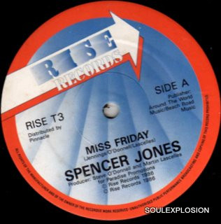 Spencer Jones - Miss Friday | Rise Records (RISE T3) - main