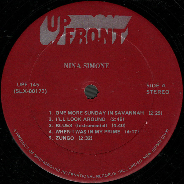 Nina Simone - Nina Simone | UpFront Records (UPF-145) - 3 Nina Simone - Nina Simone | UpFront Records (UPF-145) - 3