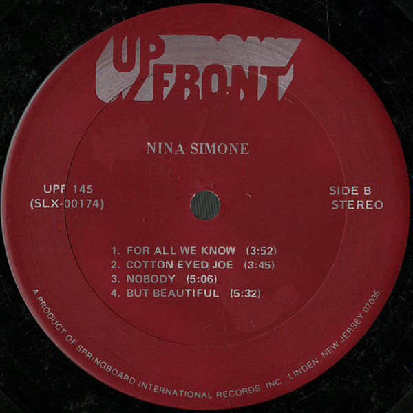 Nina Simone - Nina Simone | UpFront Records (UPF-145) - 4 Nina Simone - Nina Simone | UpFront Records (UPF-145) - 4