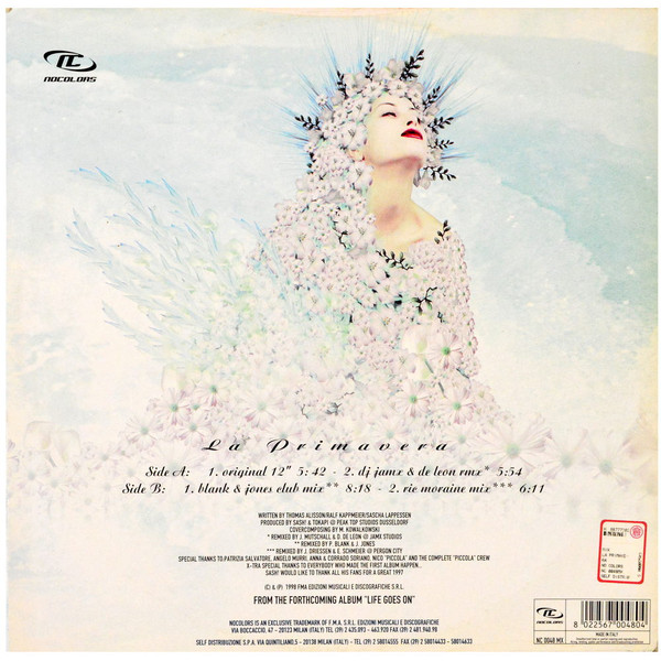 Sash! - La Primavera | No Colors (NC 0048 MX) - 2 Sash! - La Primavera | No Colors (NC 0048 MX) - 2