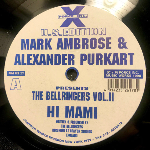 Mark Ambrose & Alexander Purkart Presents Bellringers - Vol.II | Force Inc. Music Works U.S.Edition (FIM US 27)