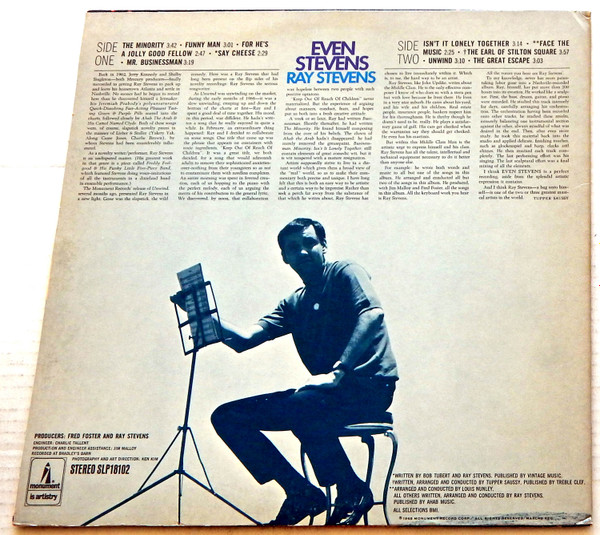 Ray Stevens - Even Stevens | Monument (SLP18102) - 2
