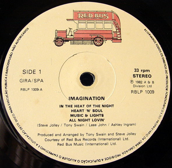 Imagination - In The Heat Of The Night | Red Bus Records (RBLP 1009) - 3 Imagination - In The Heat Of The Night | Red Bus Records (RBLP 1009) - 3
