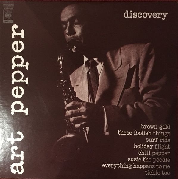 Art Pepper - Discovery | CBS/Sony (SOPU-6-SY) - 2 Art Pepper - Discovery | CBS/Sony (SOPU-6-SY) - 2