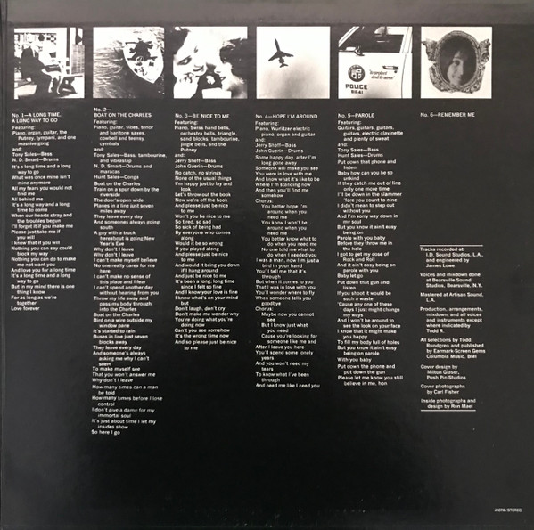 Runt - The Ballad Of Todd Rundgren | Bearsville (A-10116) - 3