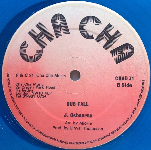Johnny Osbourne - Nightfall | Cha Cha (CHAD 31) - 2
