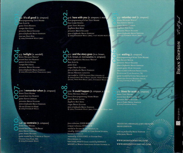 Brian Simpson - It's All Good | Rendezvous Entertainment (REN 5110-2) - 4