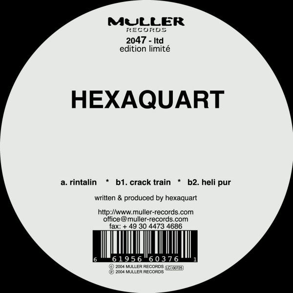 Hexaquart - Rintalin EP | Müller Records (MULLER2047) - 2 Hexaquart - Rintalin EP | Müller Records (MULLER2047) - 2