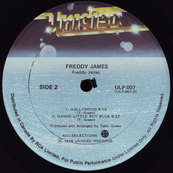 Freddie James - Get Up And Boogie | Unidisc (ULP-007) - 4 Freddie James - Get Up And Boogie | Unidisc (ULP-007) - 4