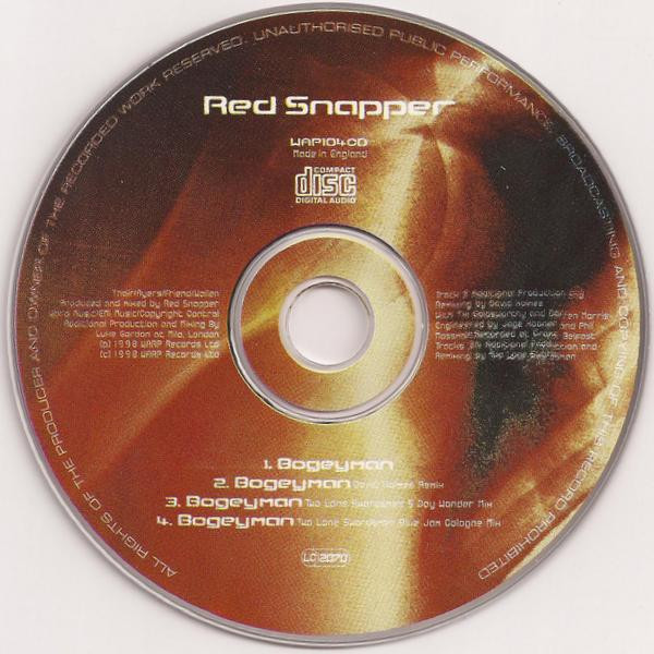 Red Snapper - Bogeyman | Warp Records (WAP104CD) - 3 Red Snapper - Bogeyman | Warp Records (WAP104CD) - 3