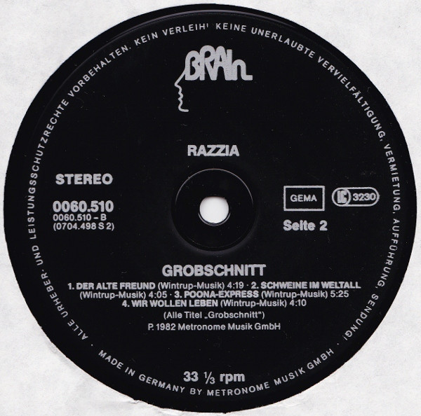 Grobschnitt - Razzia | Brain (0060.510) - 4 Grobschnitt - Razzia | Brain (0060.510) - 4