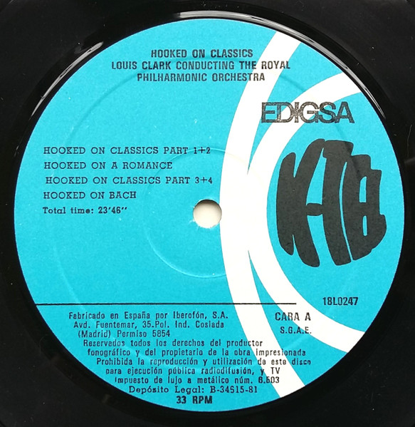 Louis Clark Conducting Royal Philharmonic Orchestra - Hooked On Classics | Edigsa (18L0247) - 3