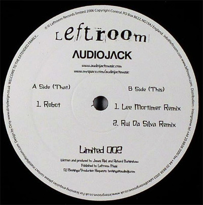 Audiojack - Robot | Leftroom Limited (Limited 002) - main