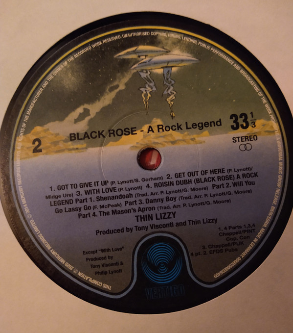Thin Lizzy - Black Rose | Mercury Records Ltd. (0802640) - 2