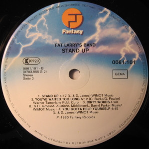 Fat Larry's Band - Stand Up | Fantasy (0061.101) - 4