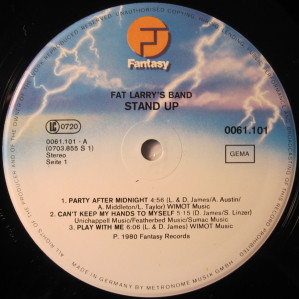 Fat Larry's Band - Stand Up | Fantasy (0061.101) - 3
