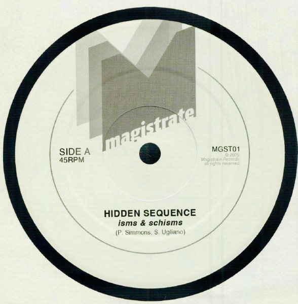 Hidden Sequence - Isms & Schisms / Magistrates Dub | Magistrate (MGST01) - main