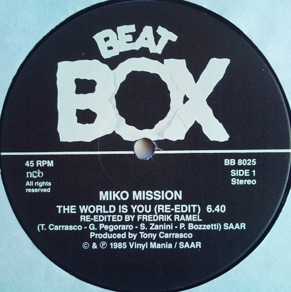 Miko Mission - The World Is You (A Swedish Beat Box Re-edit) | Beat Box (BB 8025) - 3