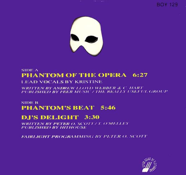 Phantom Of The Opera (Techno House Remixes)