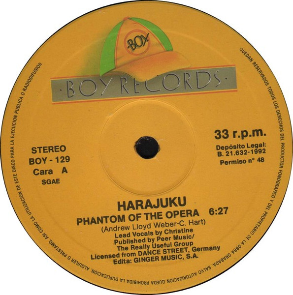 Phantom Of The Opera (Techno House Remixes)