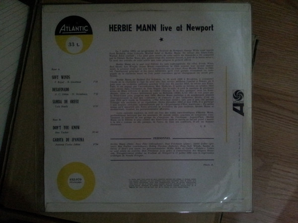 Herbie Mann - Live At Newport | Atlantic (432.070) - 3 Herbie Mann - Live At Newport | Atlantic (432.070) - 3