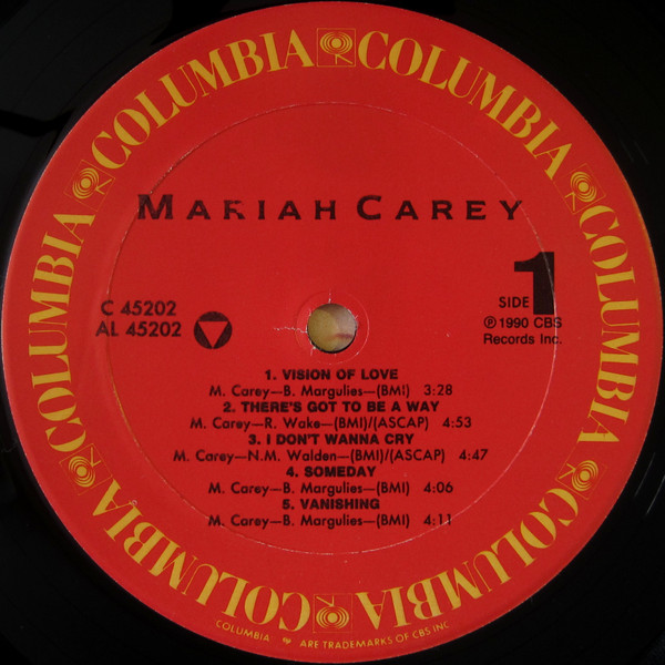 Mariah Carey - Mariah Carey | Columbia (C 45202) - 3 Mariah Carey - Mariah Carey | Columbia (C 45202) - 3