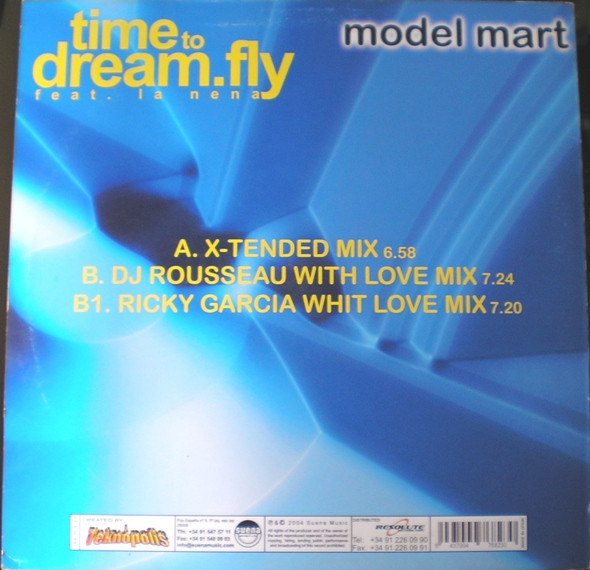 Model Mart featuring La Nena - Time To Dream.Fly | Teknopolis Records (TEK-POL 23) - 2